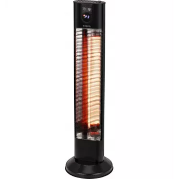 Radiateur infrarouge à fibre de carbone pour terrasse MPM MUG-26, noir