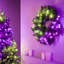 Couronne lumineuse Twinkly 50 LED RGB, câble vert, fiche type C, 60 cm
