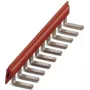 Pont d'insertion Phoenix Contact 2715953 EB 80-DIK RD, 80 pôles, 6,2 mm, rouge, borne de raccordement