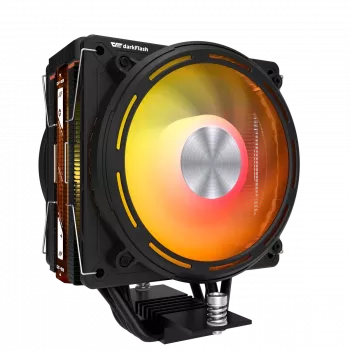 Darkflash E400 PLUS Active CPU Cooler, Black