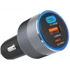 Forcell F-Energy 65 Car Charger 65W, 2x USB-C (PD 3.0) & 1x USB-A (QC 4.0), Grey