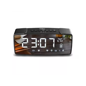 GRB Greenblue GB200 Bluetooth Clock Radio, FM, AUX-IN, 6 W, Temperature, 2200 mAh