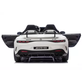Voiture à batterie LEAN CARS Mercedes GT63 AMG DK-GT63 24V LCD blanche