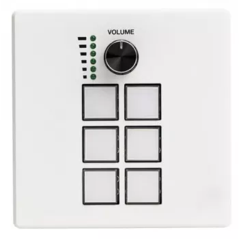 LINDY Control Keypad, 6 Programmable Keys and Rotary Dial, RGB Backlight, USB-C, Aluminium, Black 32306
