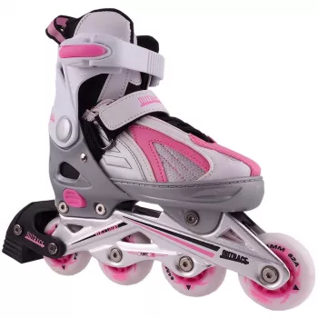 OUTDOOR EDGE Outrace Volt Inline Skates Grey-Pink Adjustable Size EU 40-43