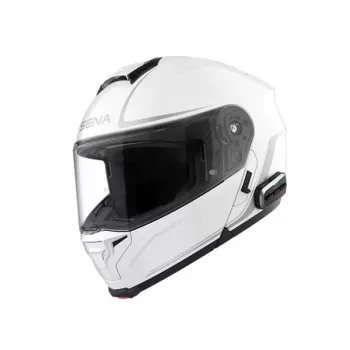 Sena OUTRUSH 2 Smart Modular Helmet with Mesh Intercom, Glossy White, L