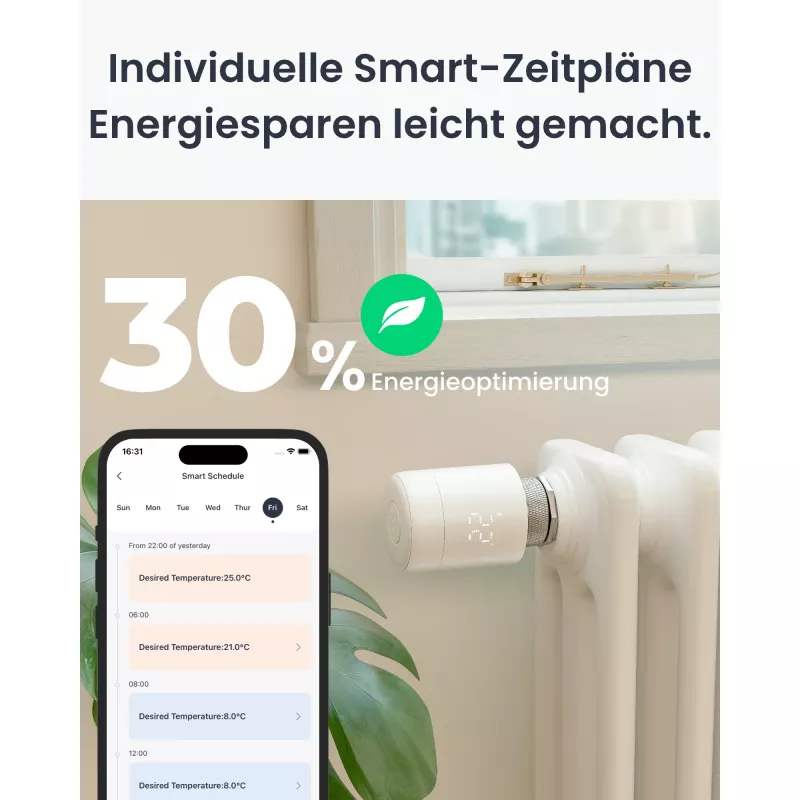 SwitchBot tête thermostatique
