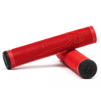Tilt Metra Pro Scooter Grips Gum - 165mm, 22.2mm Inner Diameter, Flangeless, with Nylon Bar Ends