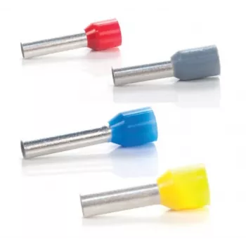 TRYTYT Insulated Ferrule 2.5 mm² Blue, 10 mm Pin, 100 pcs | DUI-2,5-10NB