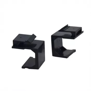 Capuchon d'insert modulaire VALUE - Noir (lot)